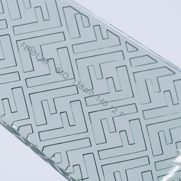 Fendi FE40128I 93Q Sunglasses Green Shield Frame, Green Lenses - Picture 6 of 10